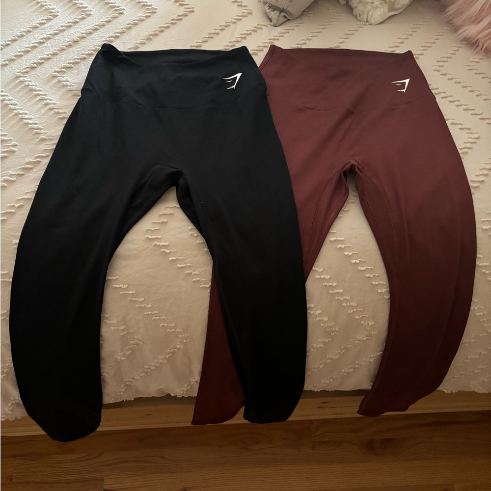 Set-of-2 Gymshark TRAINING 7/8 LEGGINGS